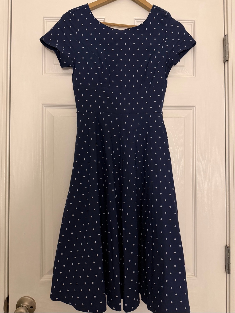 Women's Polka Dot Midi Dress